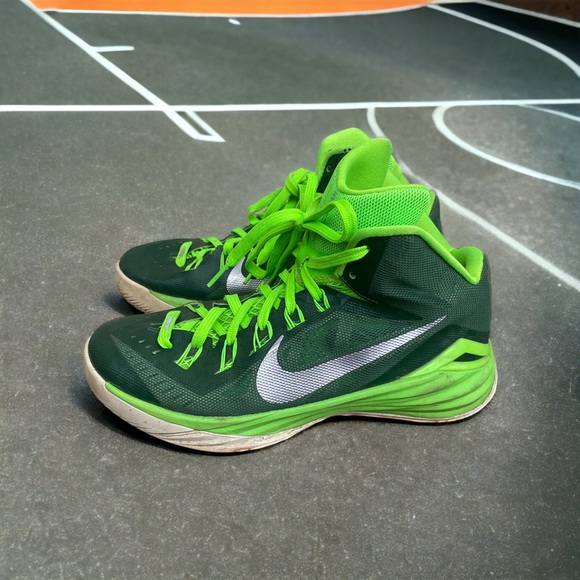 Nike | Hyperdunk | Neon Green | Basketball Shoes | Size 7.5 - Picture 5 of 7